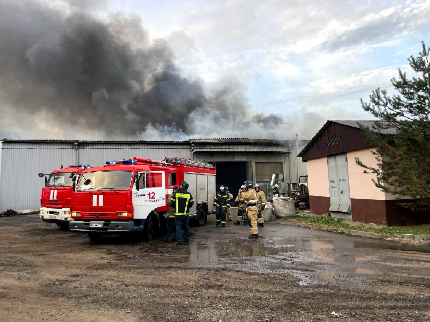 Пожар, МЧС, Возгорание, Сергиев Посад,