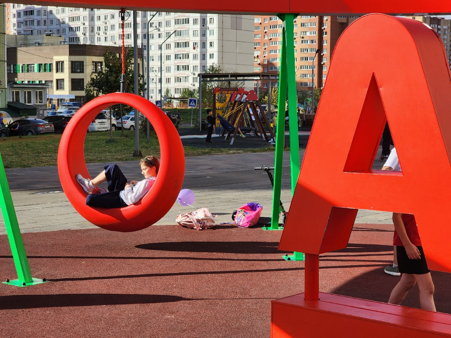 качели, подвесные конструкции, гамак, центрифуга, долгопрудный, дети,
