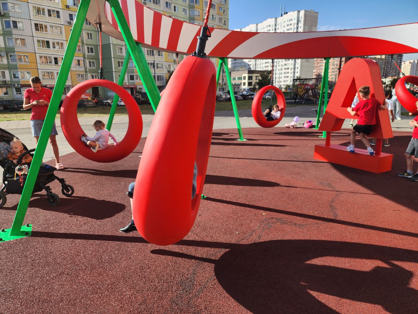 качели, подвесные конструкции, гамак, центрифуга, долгопрудный, дети,