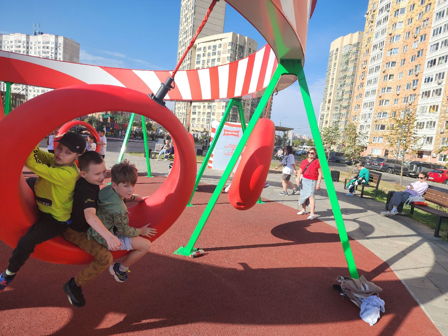 качели, подвесные конструкции, гамак, центрифуга, долгопрудный, дети,