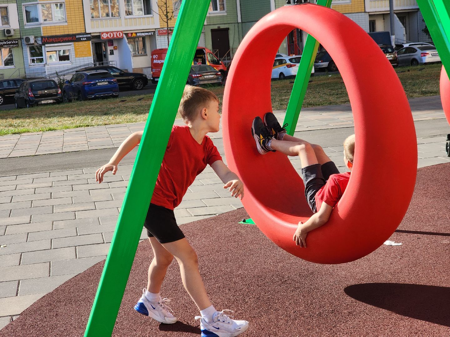 качели, подвесные конструкции, гамак, центрифуга, долгопрудный, дети,