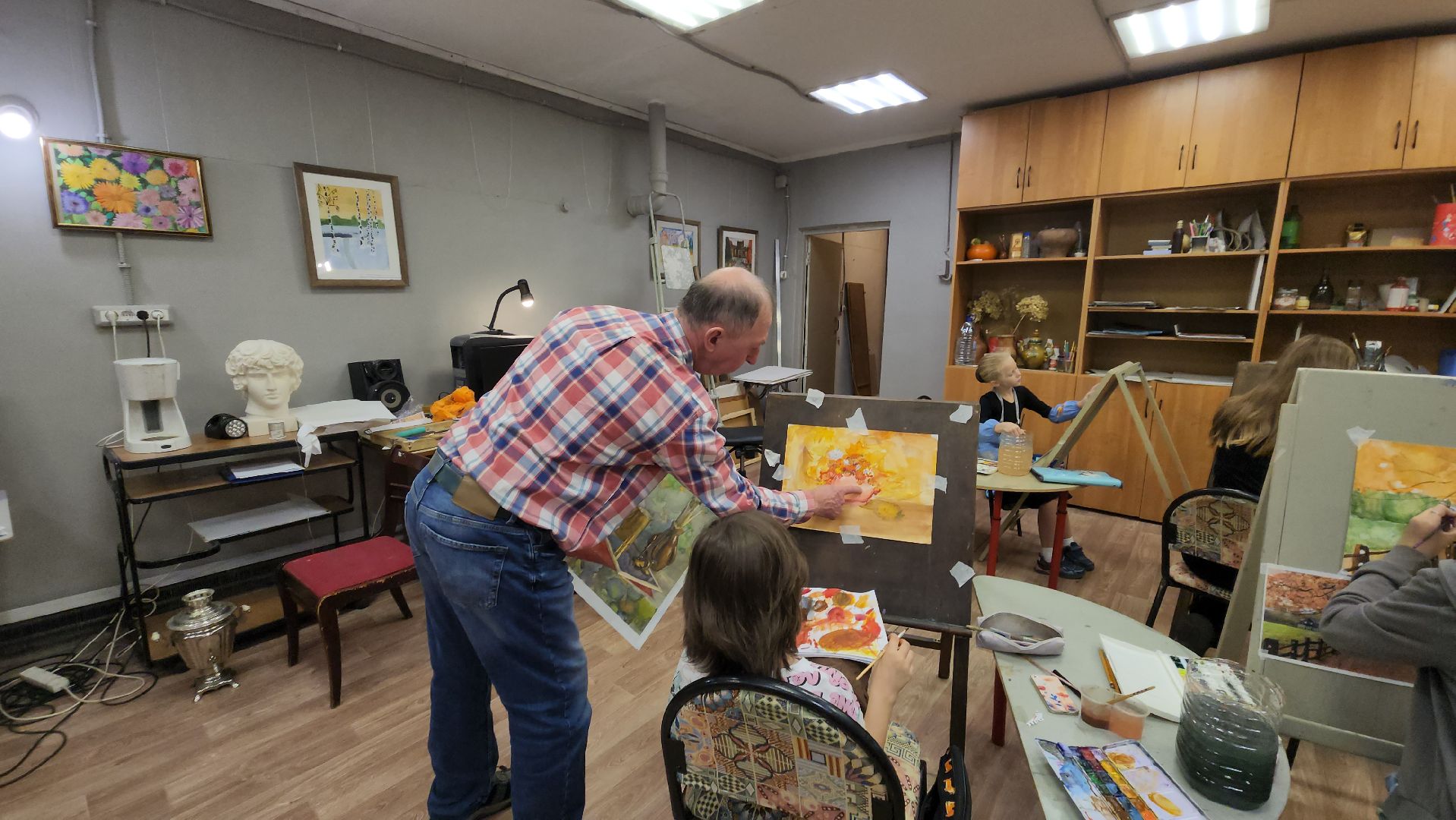 Живопись, Акварель, Лобня, рисование,Осень,