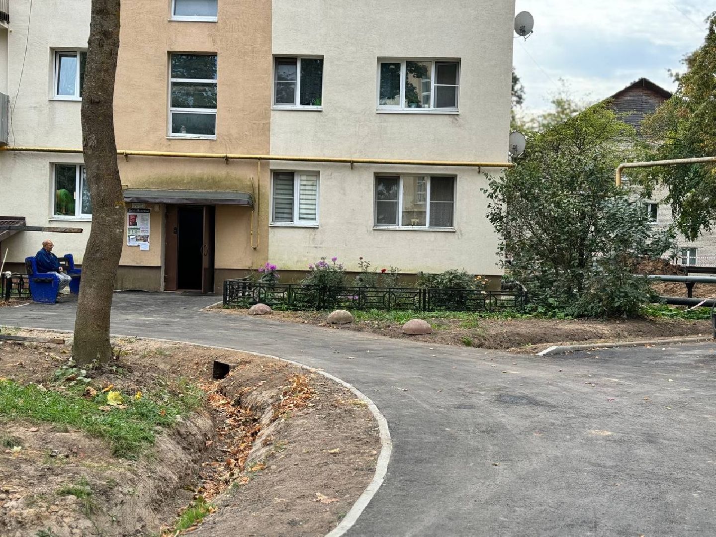 асфальтирование дворов дорог, городской округ восход, бригада рабочих, благоуйстройство,