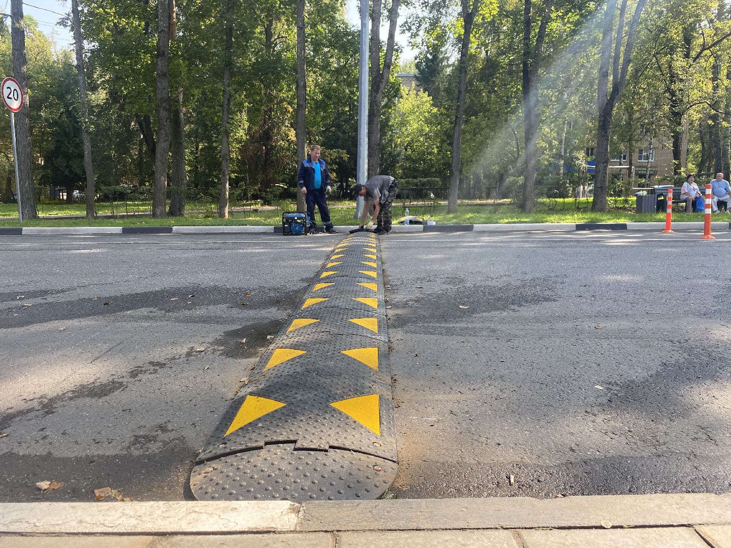 безопасность на дорогах, безопасность детей, светофор у школы, барьерные ограждения, ИДН на дороге,