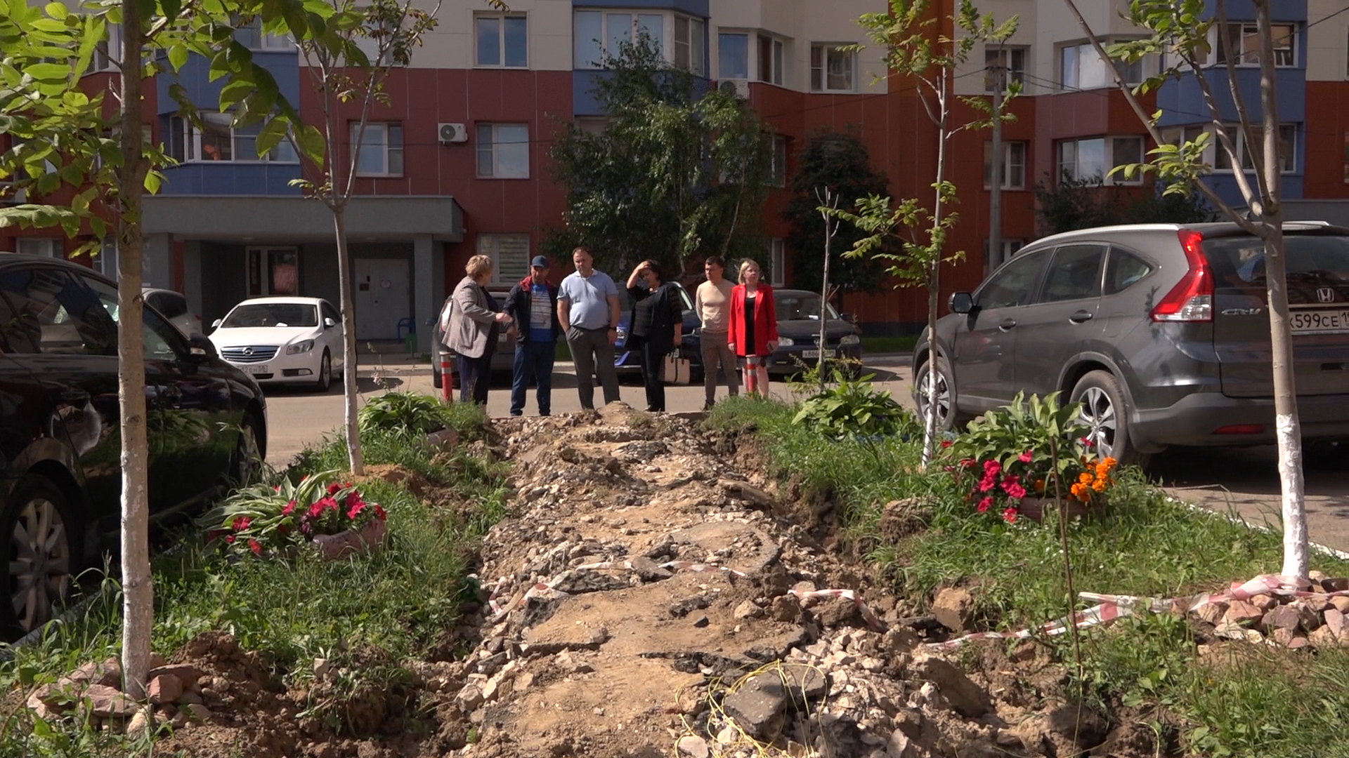 благоустройство территории, микрорайон Тополек Власиха, Микрорайон Школьный Власиха, комплексное благоустройство, работы по благоустройству,