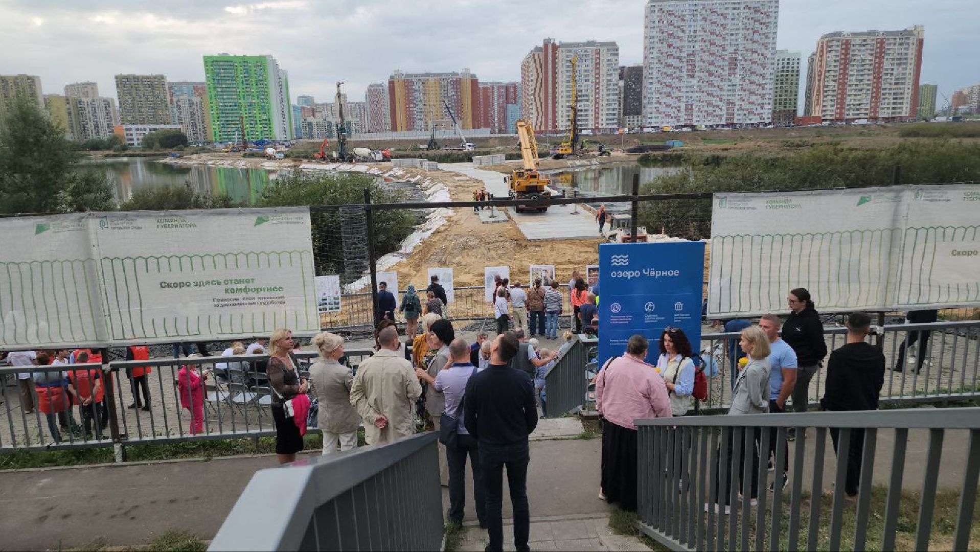 люберцы, благоустойство, озеро черное, мост Дружба, выездная администрация,