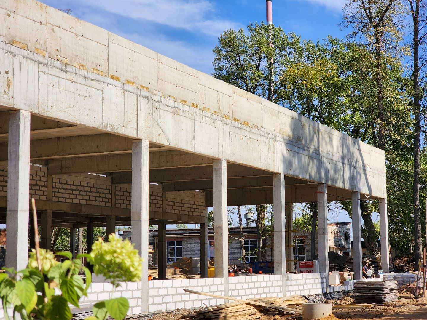Подольск, Ясенки, Бассейн в Ясенках, Строительство,