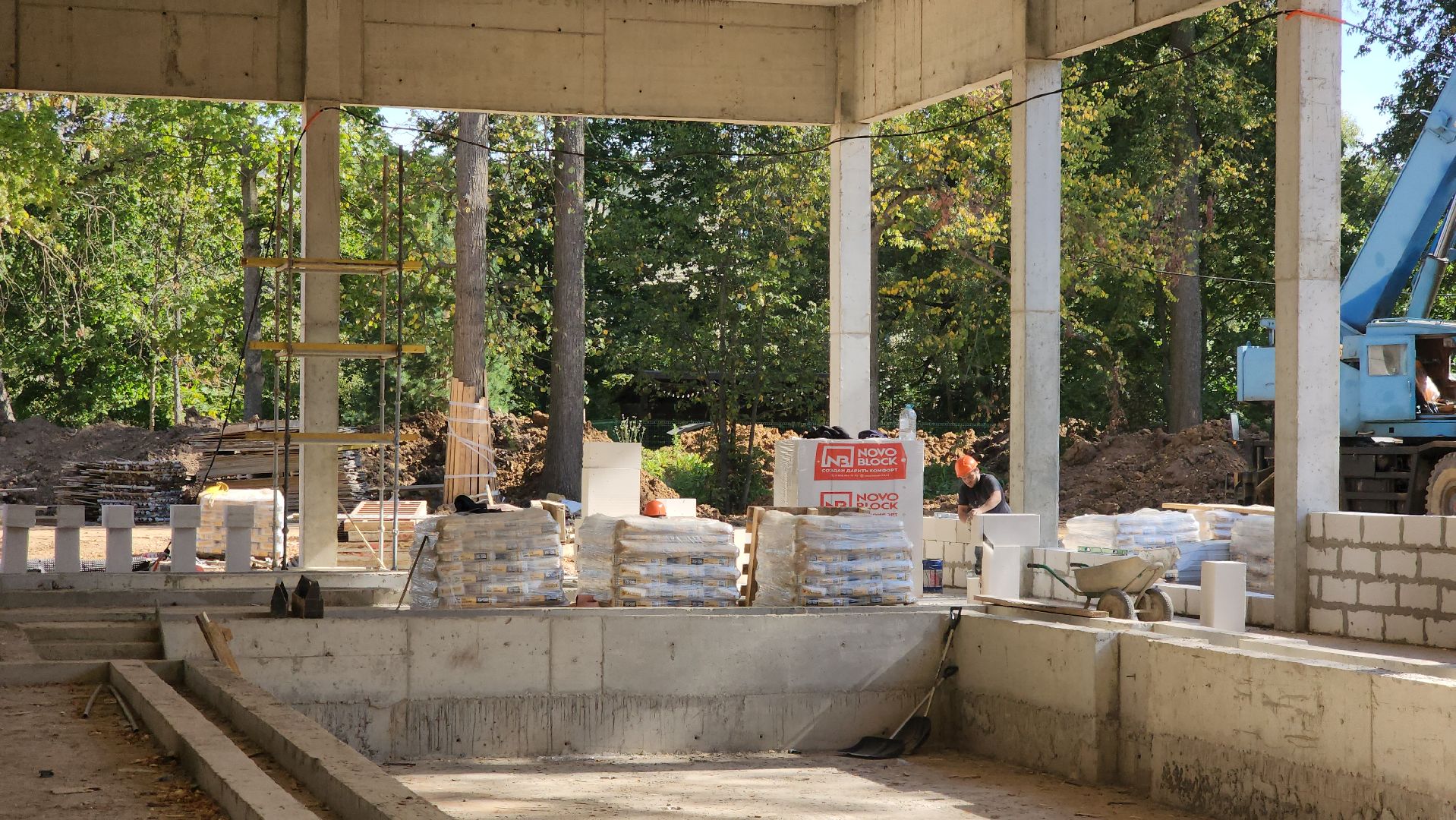 Подольск, Ясенки, Бассейн в Ясенках, Строительство,