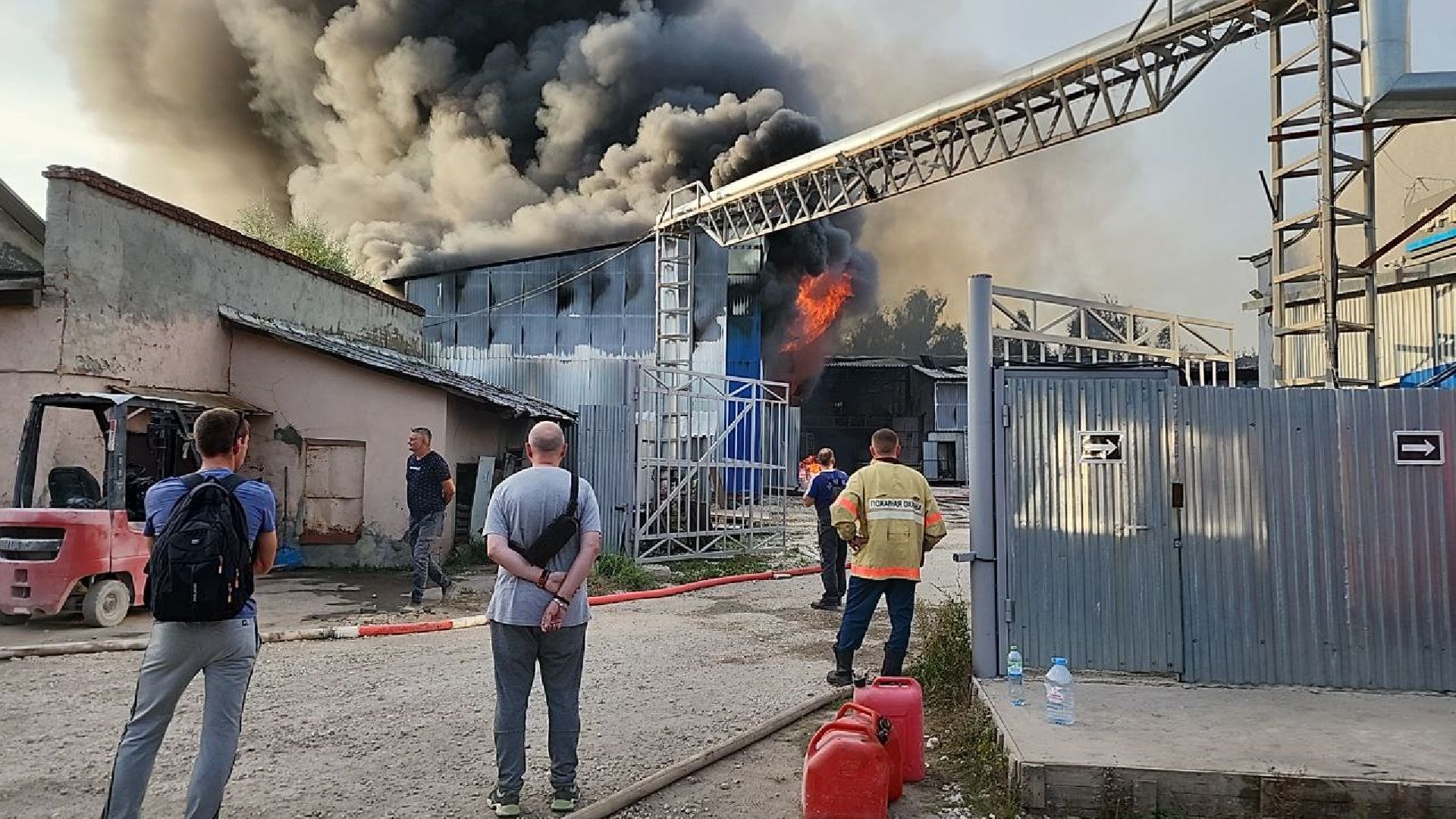 пожар, Шатура, МЧС,