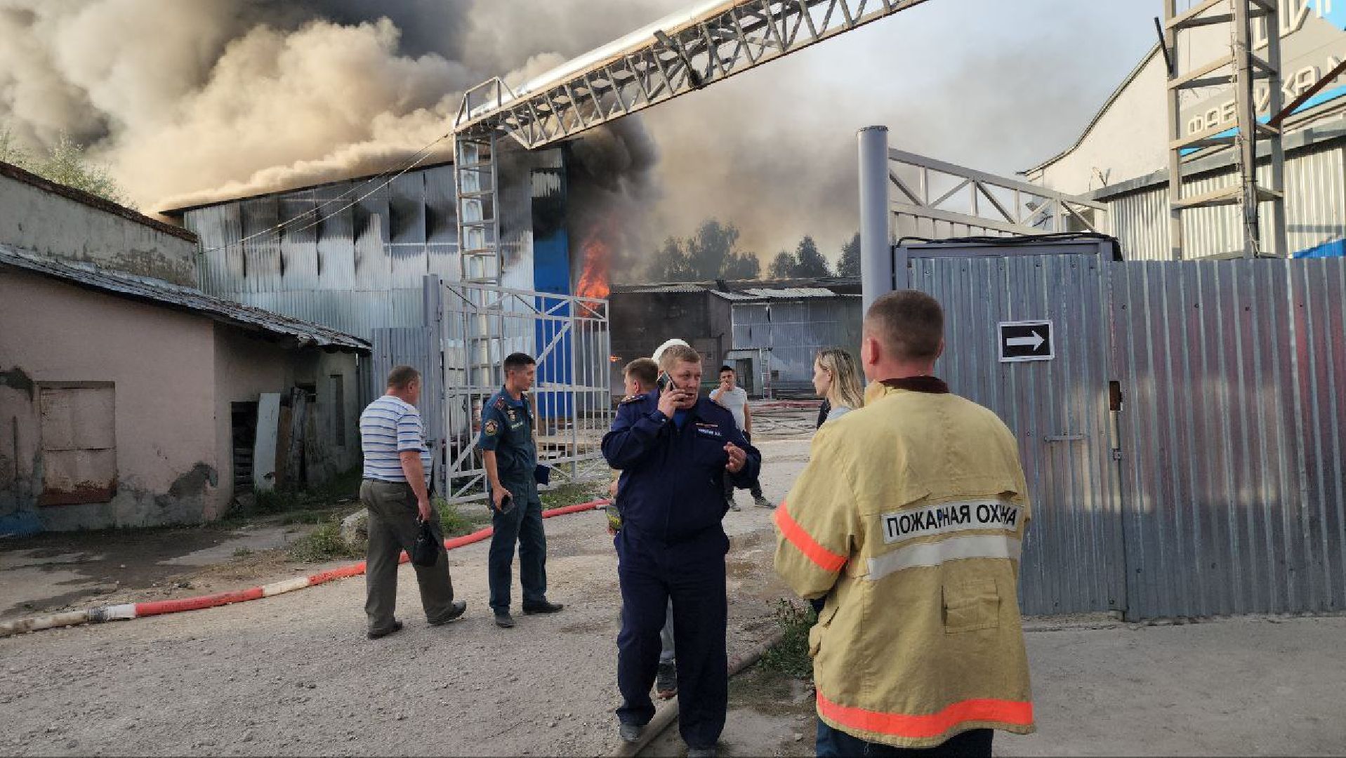 пожар, Шатура, МЧС,