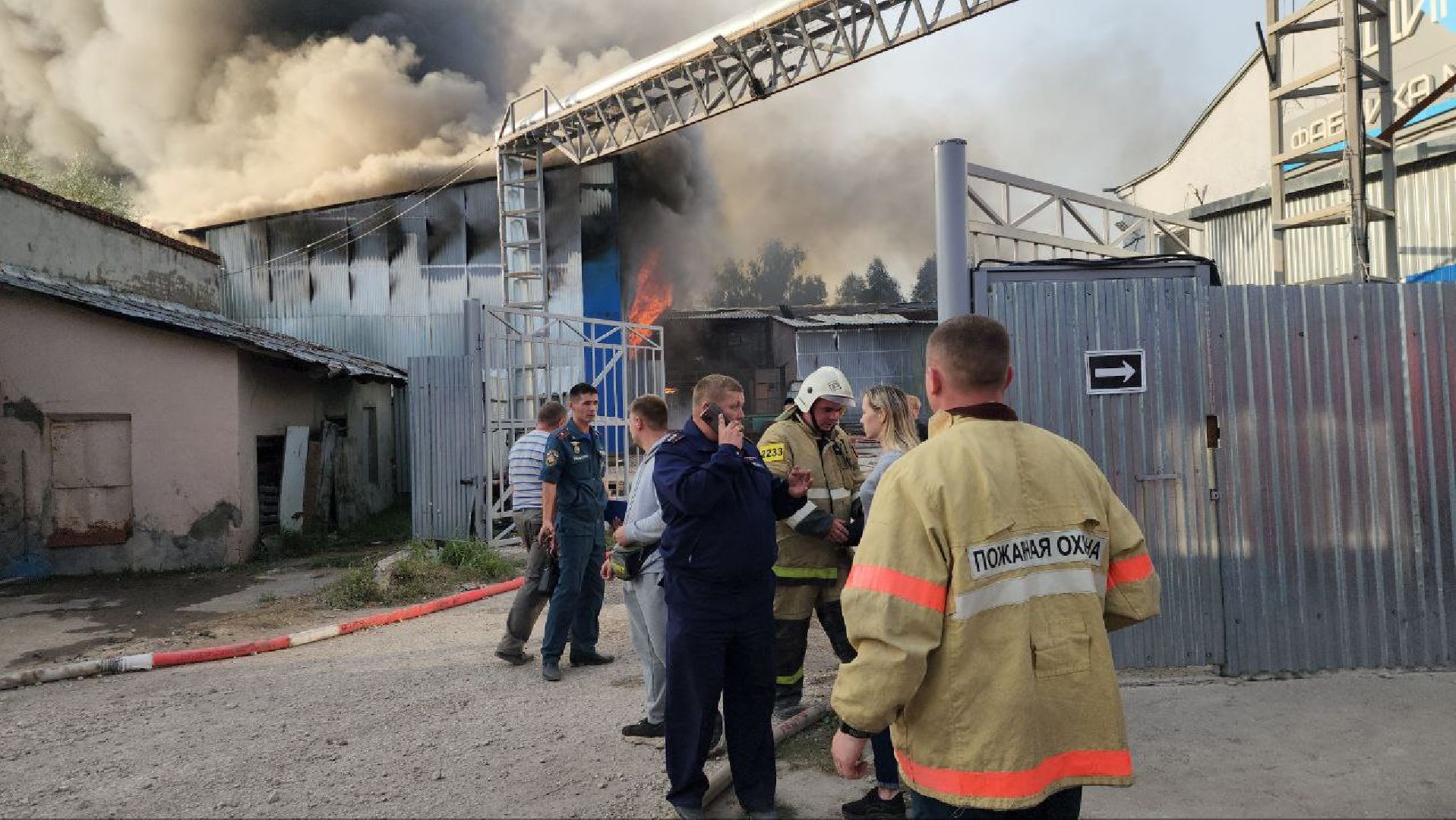 пожар, Шатура, МЧС,