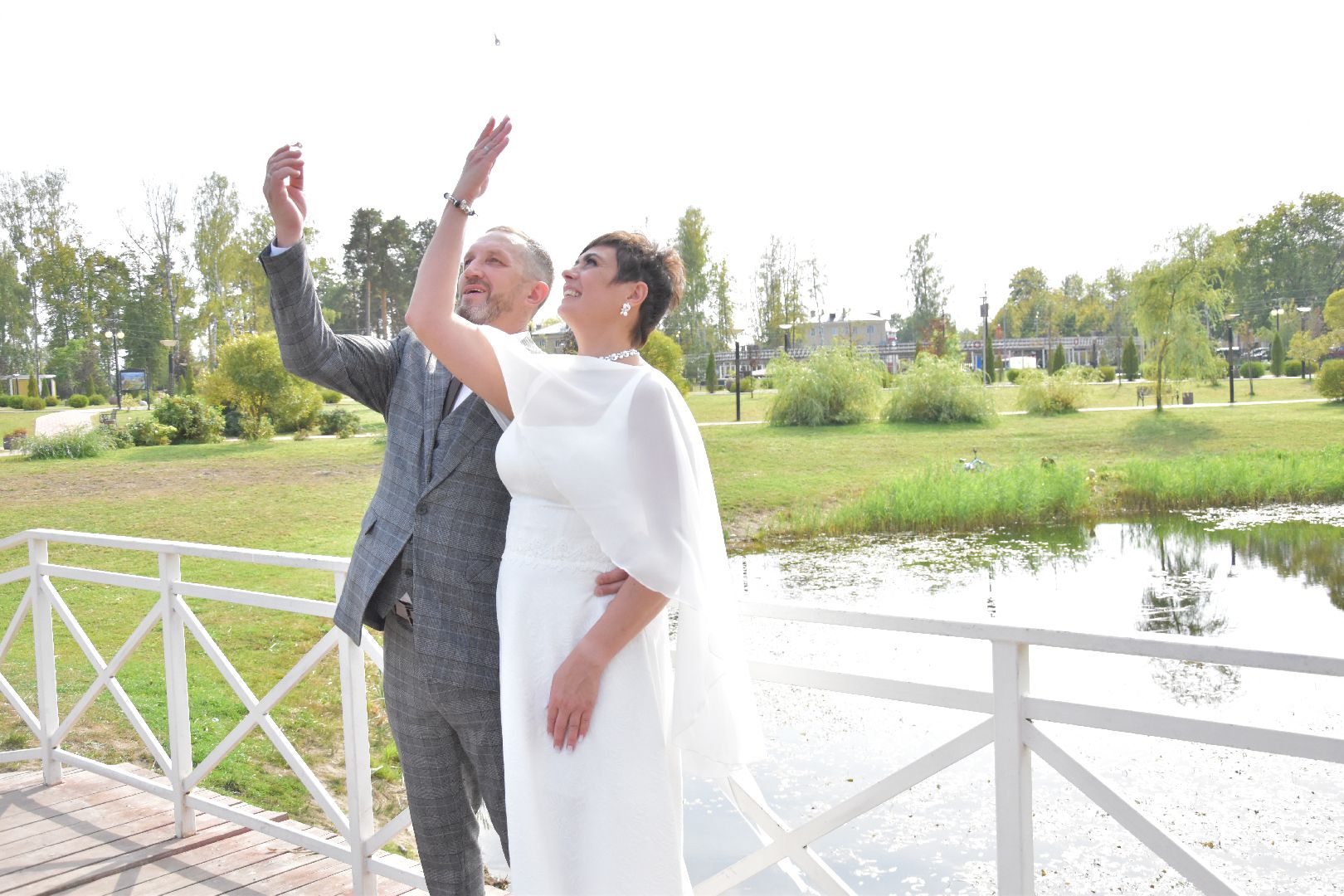 свадьба, выездная регистрация брака, парк крестов брод, Рошаль,