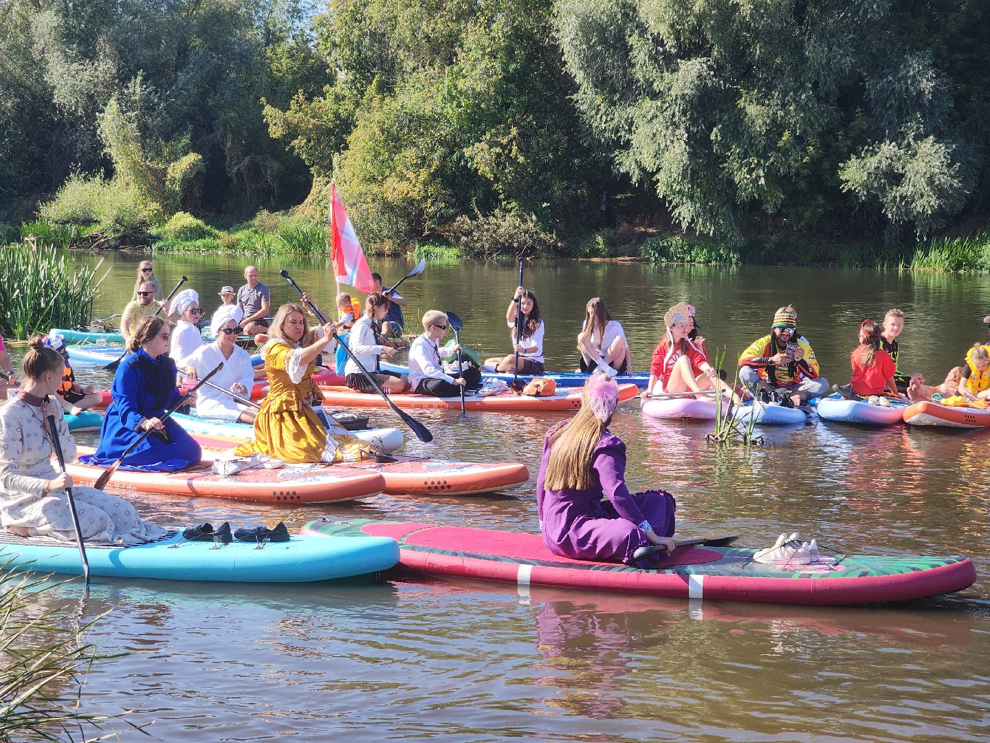сплав, сплав на сапбордах, орехово зуево, день города 2024,