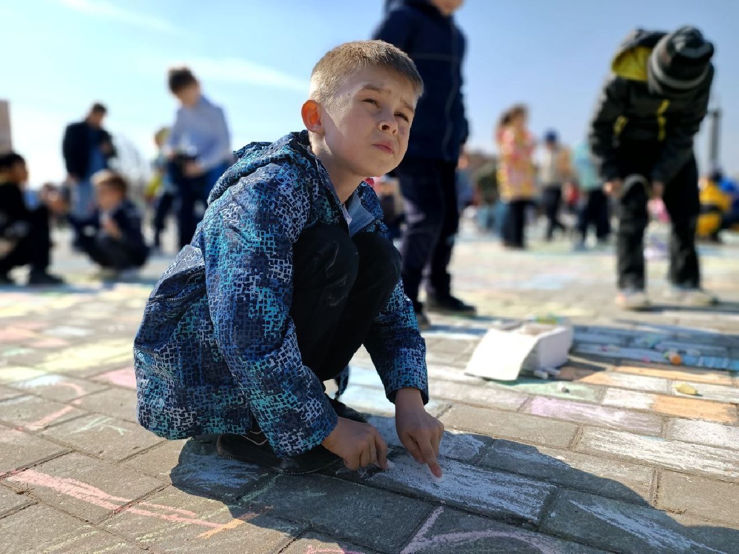Можайск, Можайский го, День космонавтики, Юрий Гагагрин, Поехали, акция, большая раскраска