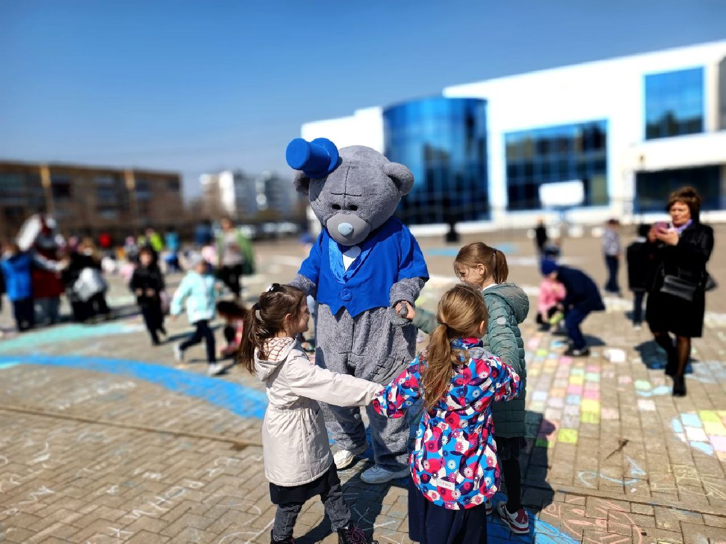 Можайск, Можайский го, День космонавтики, Юрий Гагагрин, Поехали, акция, большая раскраска