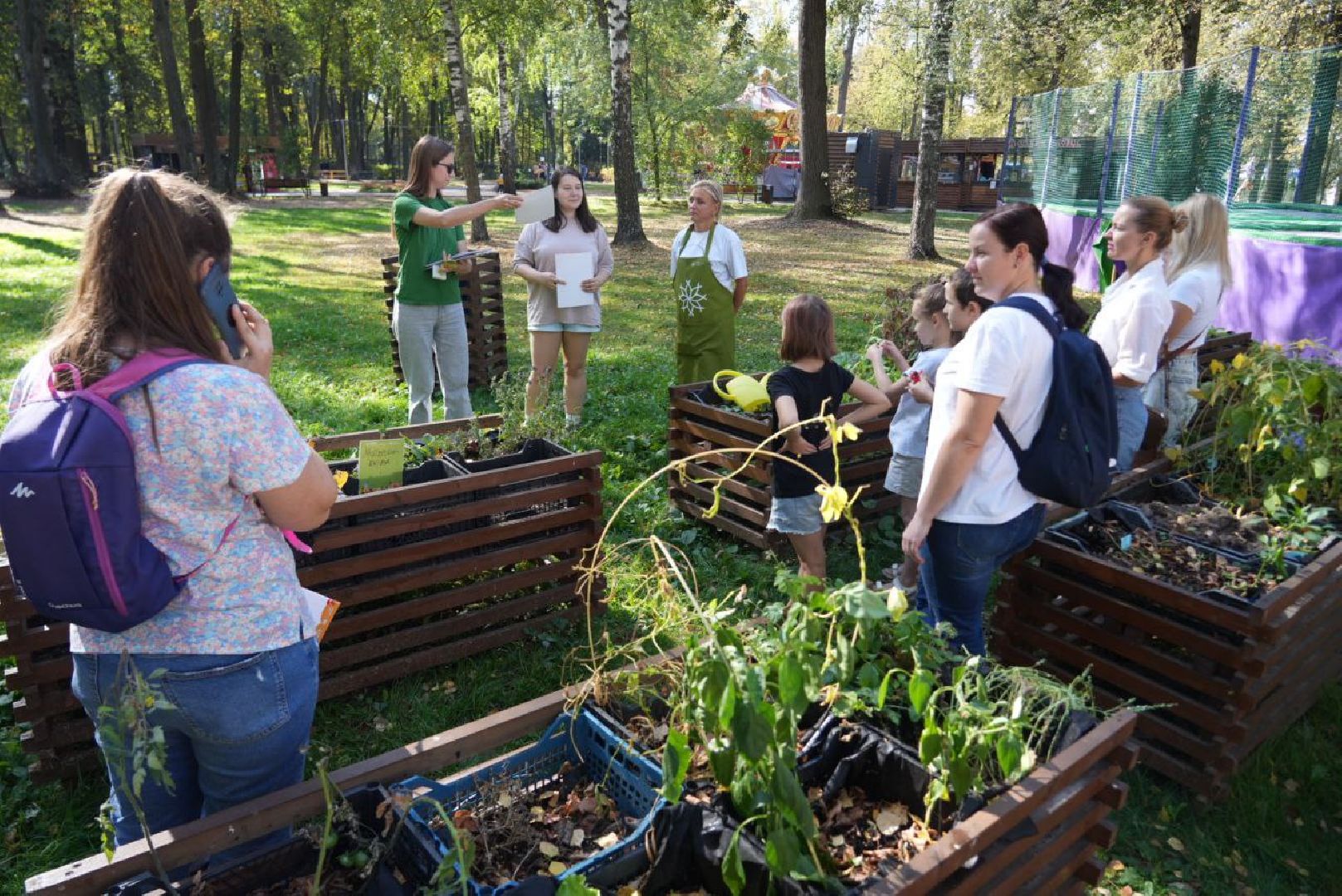 Парки Подмосковье, Парки МО, Скитские пруды, Сергиев Посад, Общественный огород,