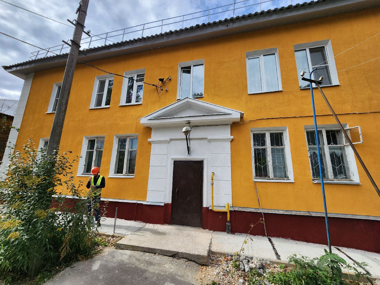 серпухов, улица калинина, ремонт фасада дома, капитальный ремонт мкд, региональная программа,