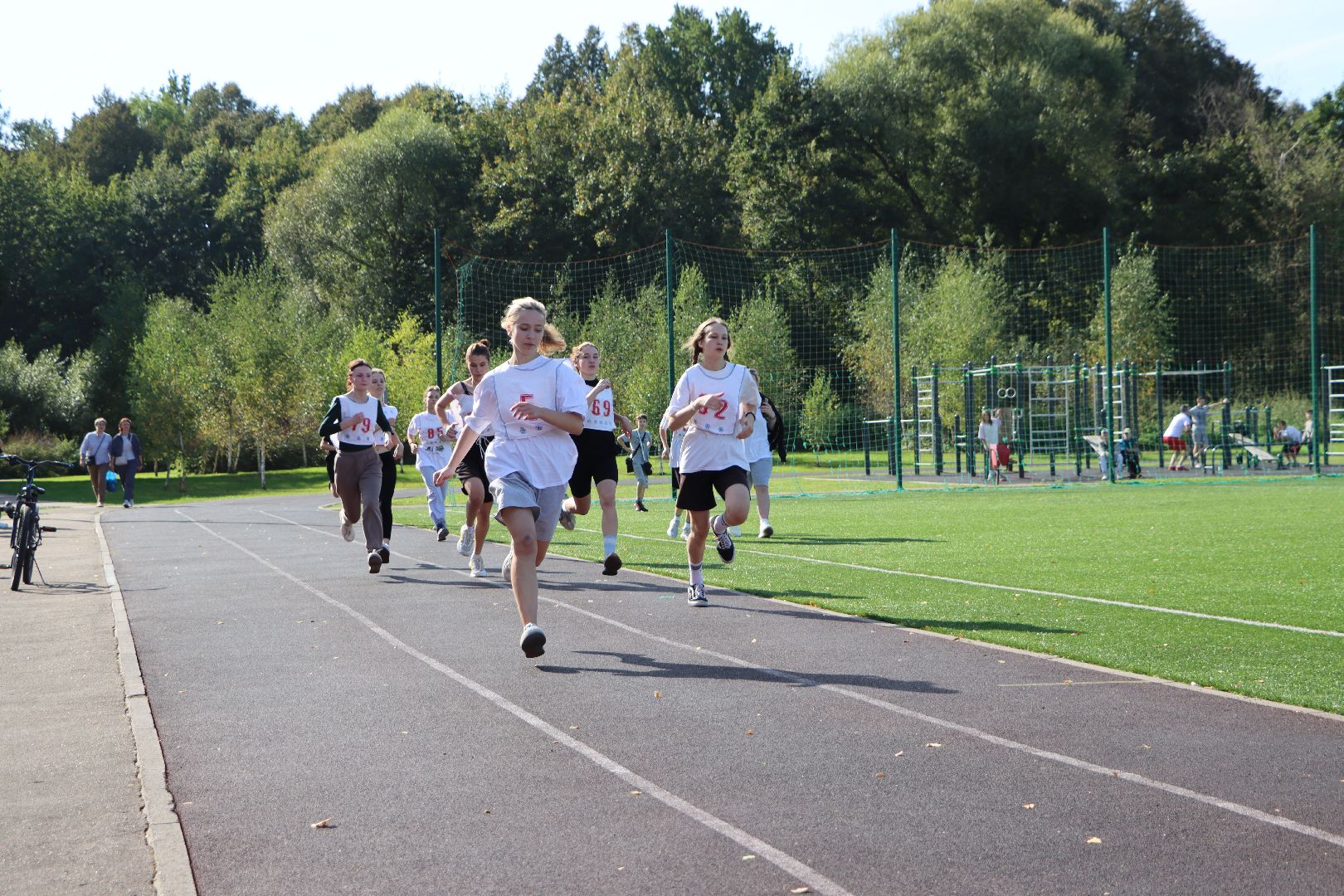 лотошино, лотошинский стадион, спорт, кросс, бег, дети,