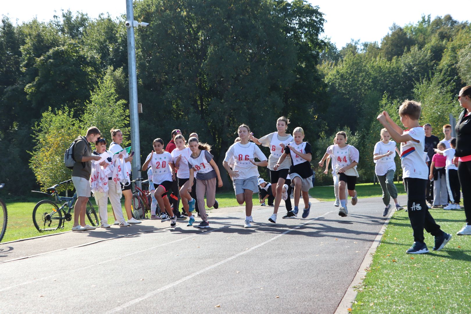 лотошино, лотошинский стадион, спорт, кросс, бег, дети,