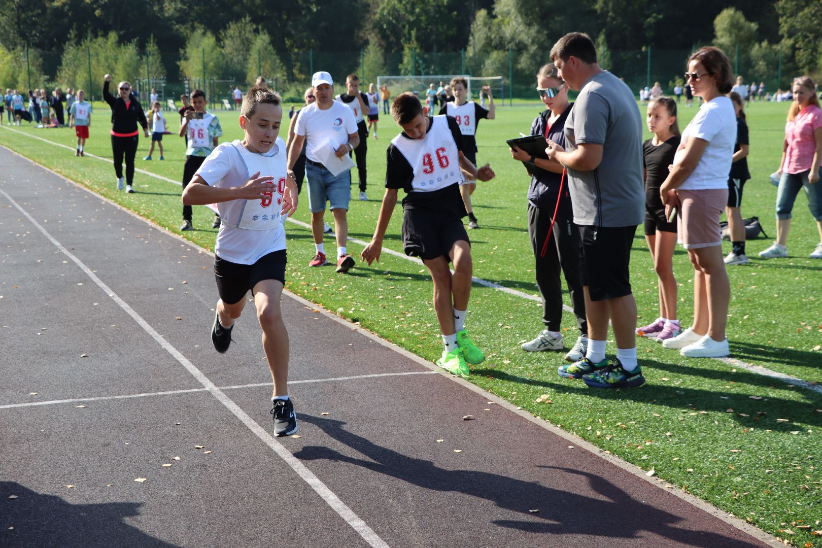 лотошино, лотошинский стадион, спорт, кросс, бег, дети,