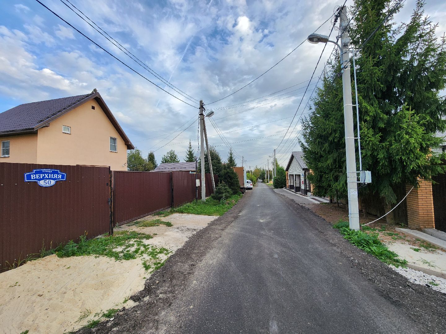 Чехов, деревня Курниково, улица Верхняя, дорожный ремонт, строительство дороги, благоустройство, развитие и функционирование дорожно-транспортного комплекса,