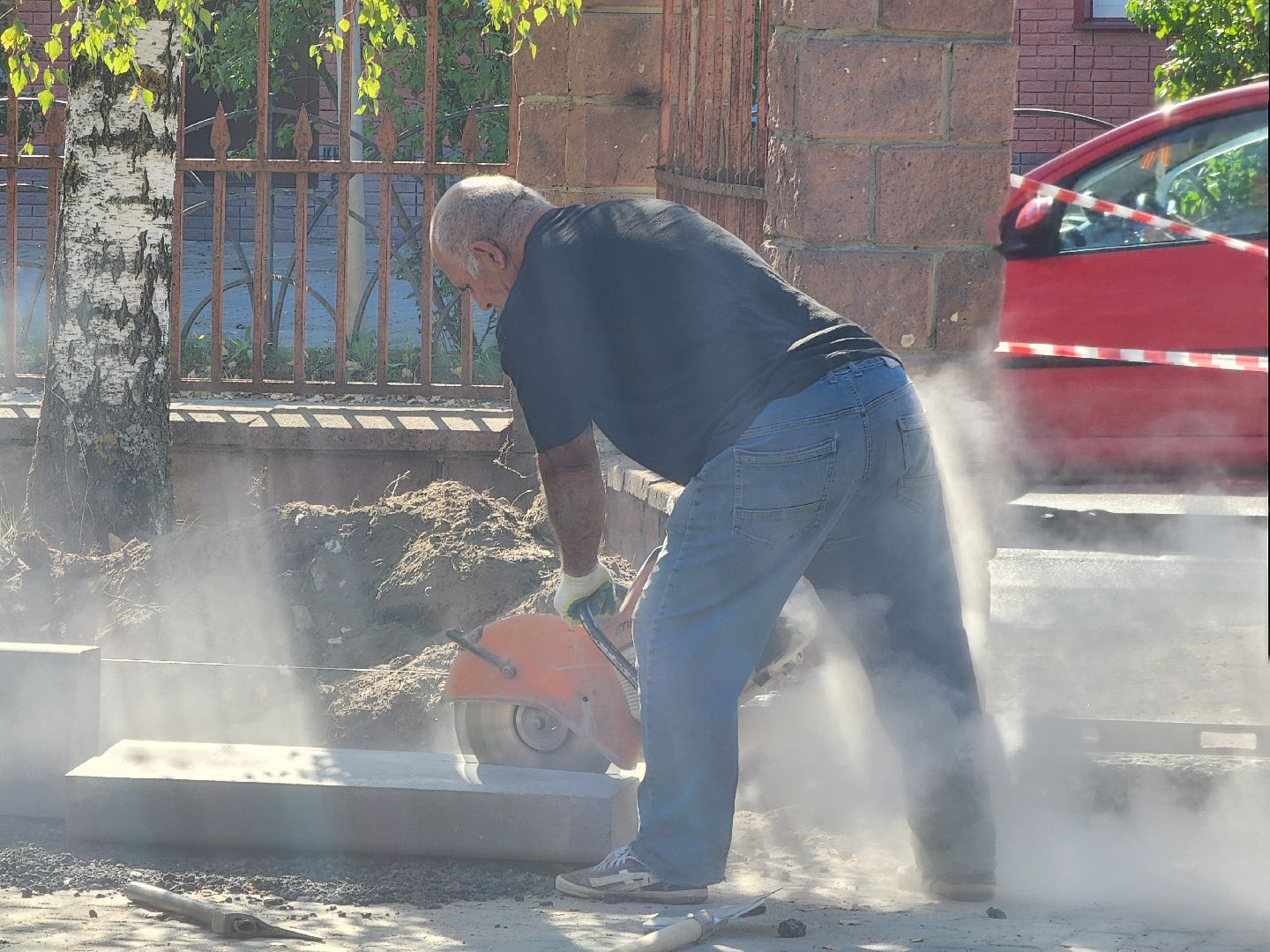 Дубна, Университет Дубна, Благоустройство, Ремонт дороги,