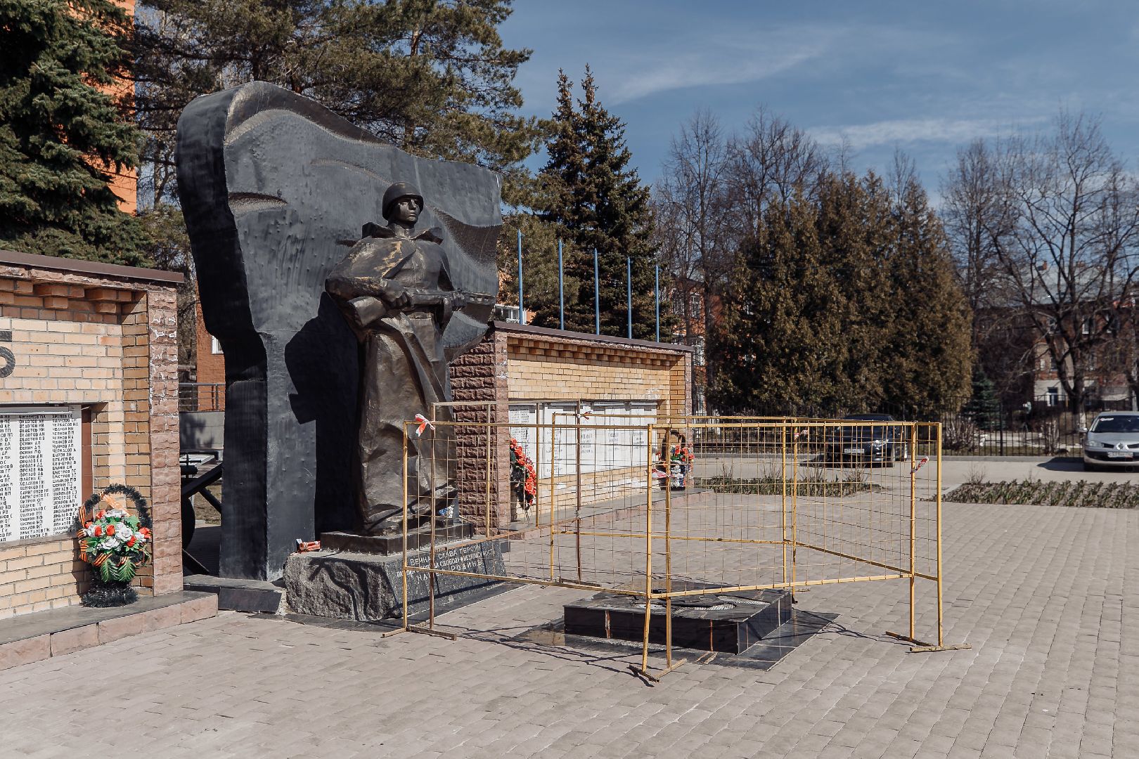 День Победы, Вечный огонь, Куровское, Орехово-Зуево, ремонт