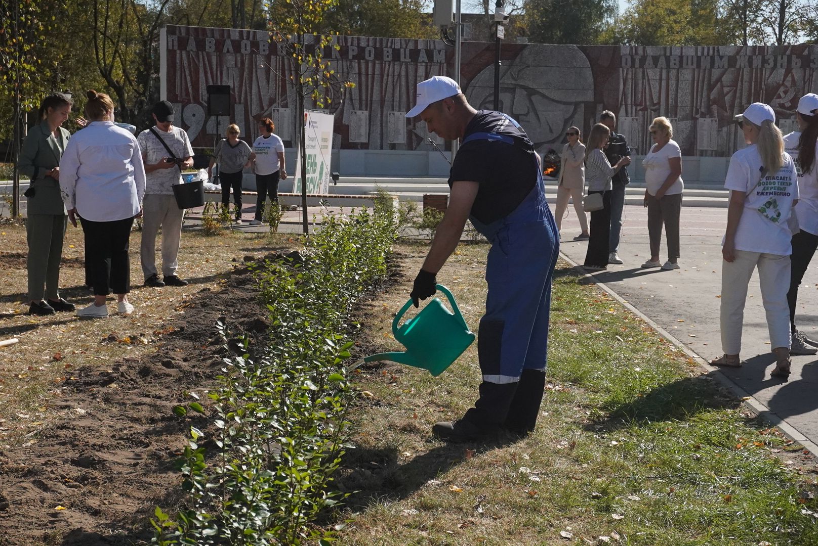 Павловский Посад, город округ павловский посад, люди, лес, акция, деревья,