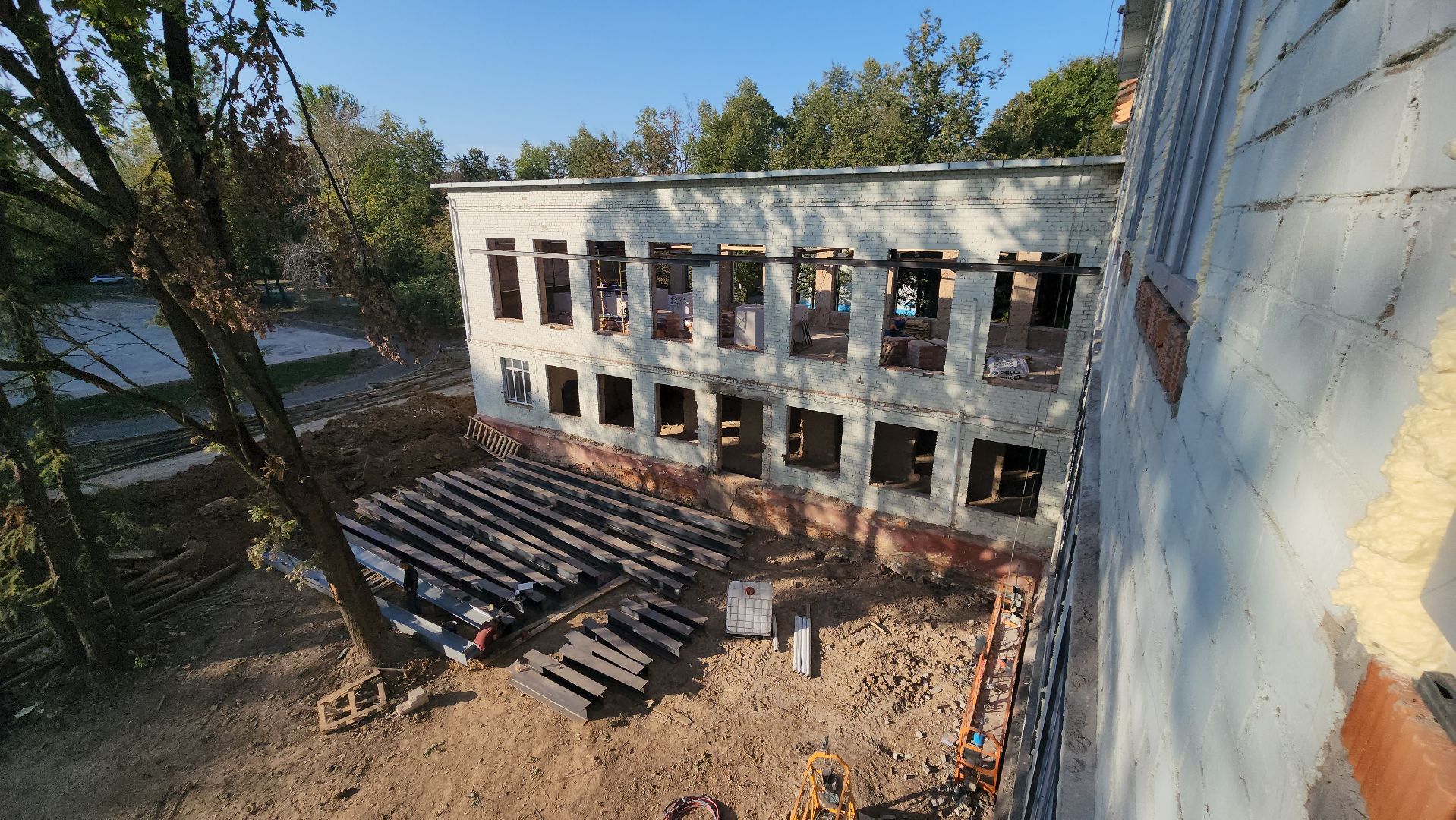 Школа, Реконструкция, Лобня,