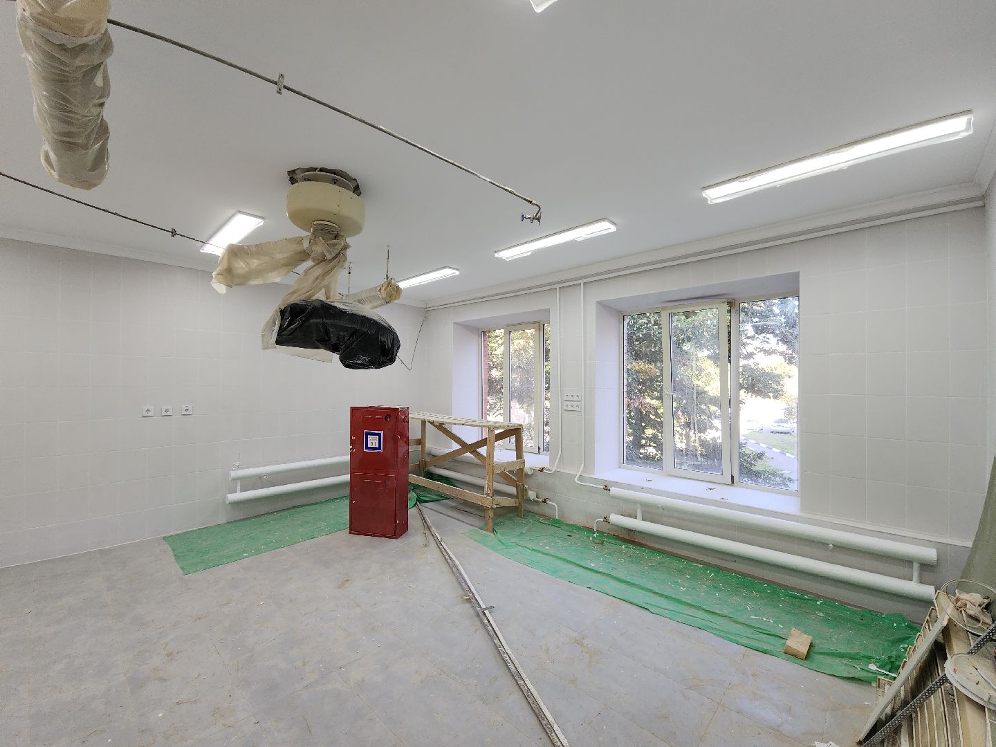 ремонт больницы, реанимационное отлеление, рузская больница, руза, здравоохранение, здравоохранение подмосковья, рузский городской округ,