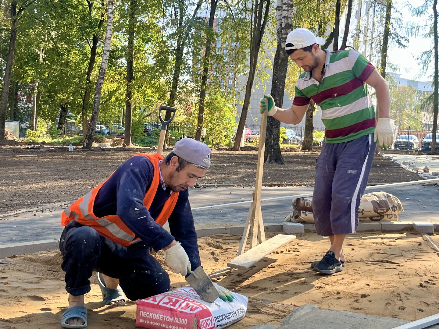 наро-фоминск, наро-фоминский городской округ, Бобруйский сквер, благоустройство 2024,