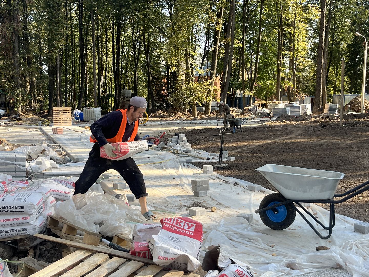 наро-фоминск, наро-фоминский городской округ, Бобруйский сквер, благоустройство 2024,