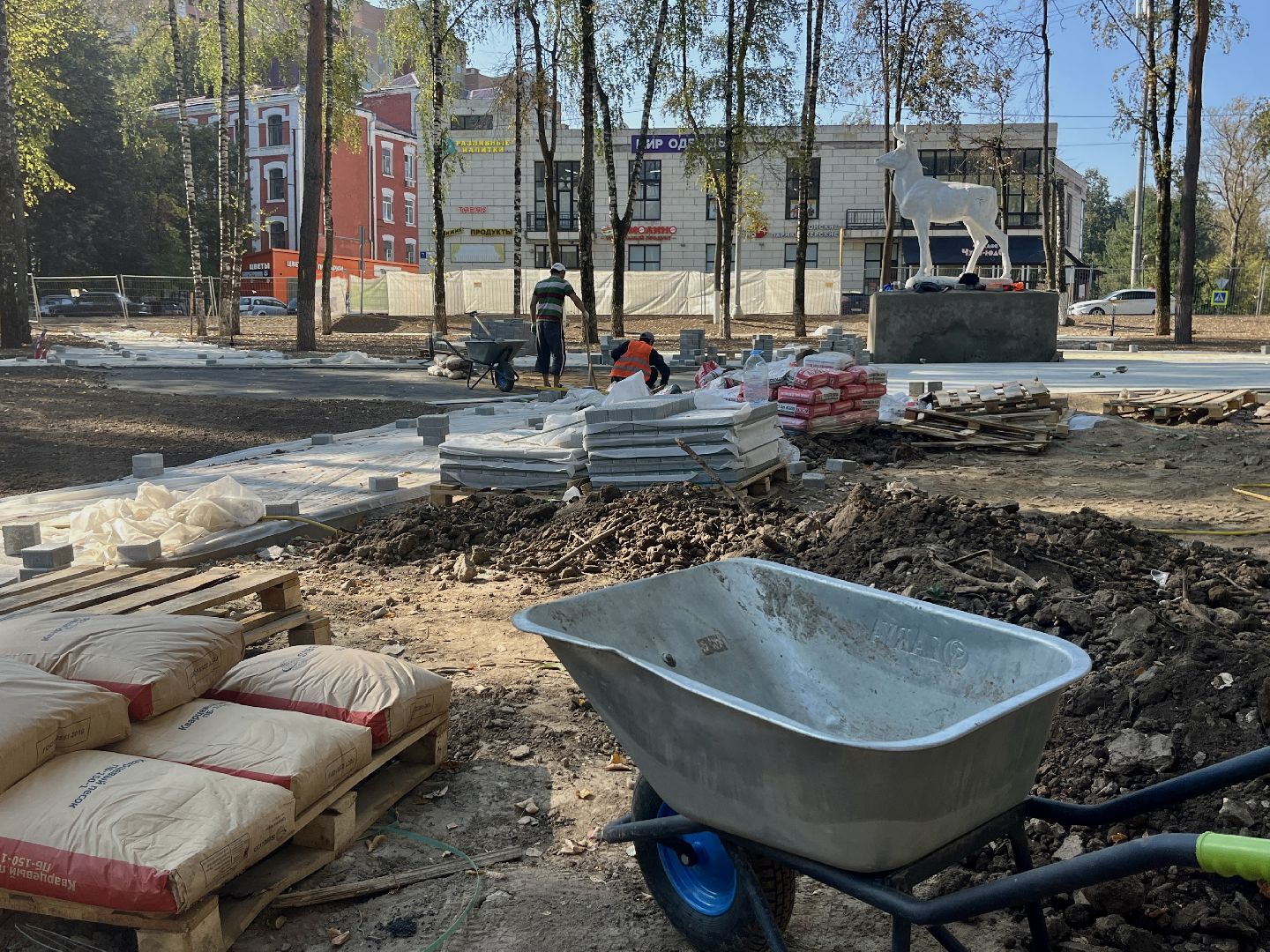 наро-фоминск, наро-фоминский городской округ, Бобруйский сквер, благоустройство 2024,