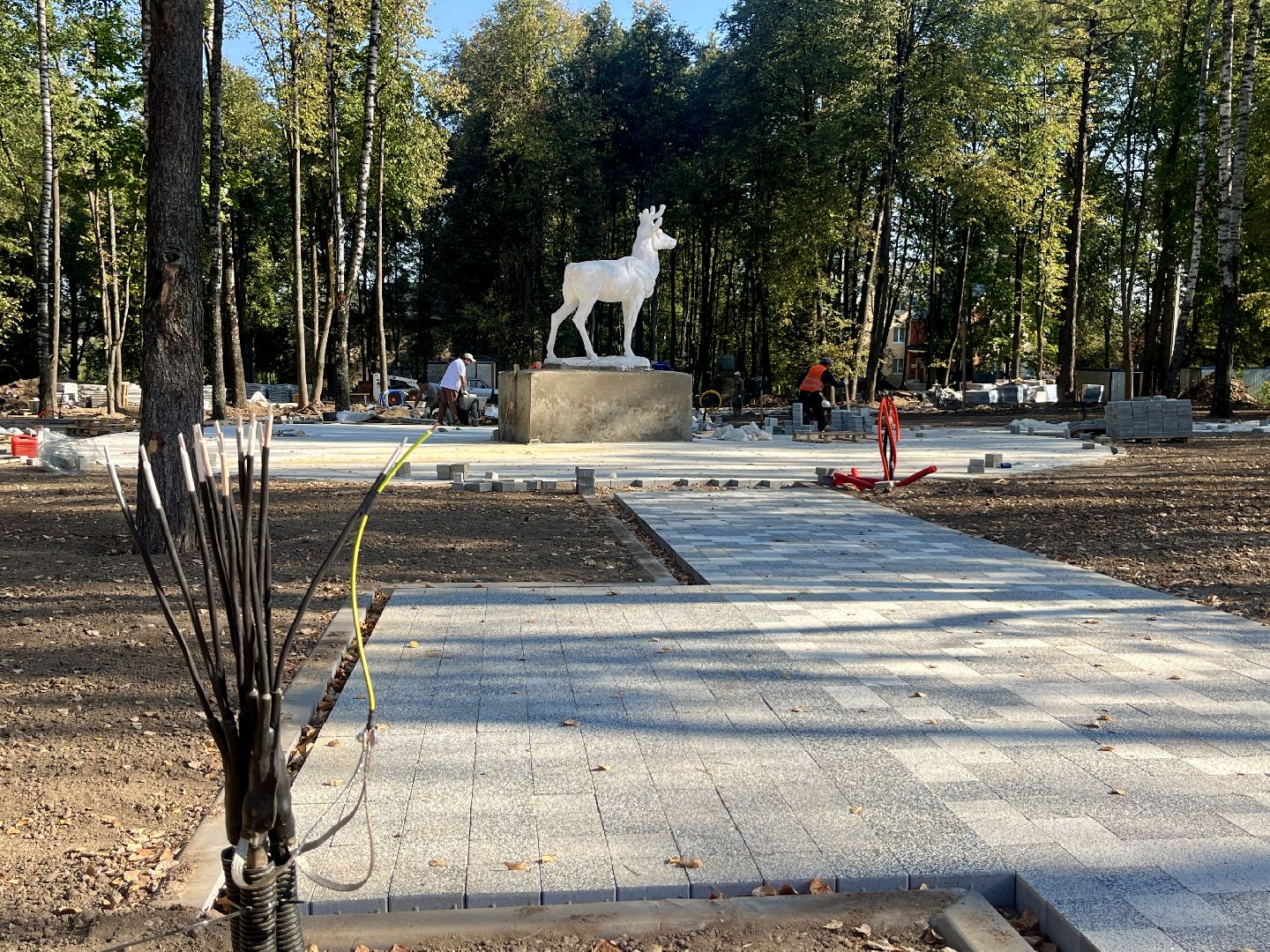 наро-фоминск, наро-фоминский городской округ, Бобруйский сквер, благоустройство 2024,