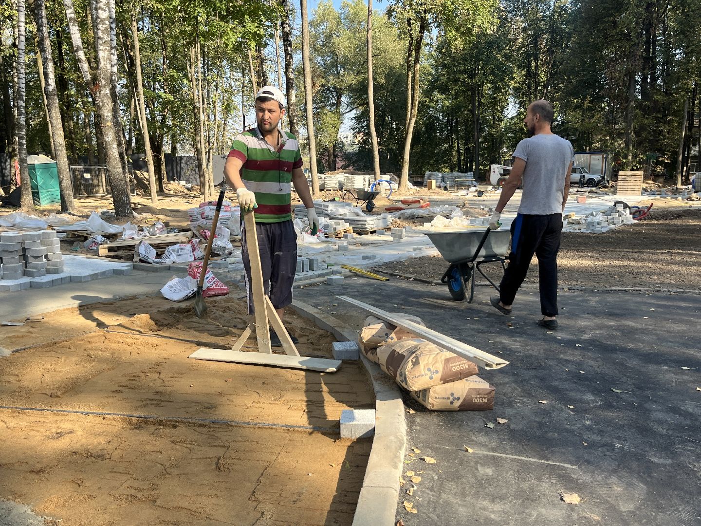 наро-фоминск, наро-фоминский городской округ, Бобруйский сквер, благоустройство 2024,