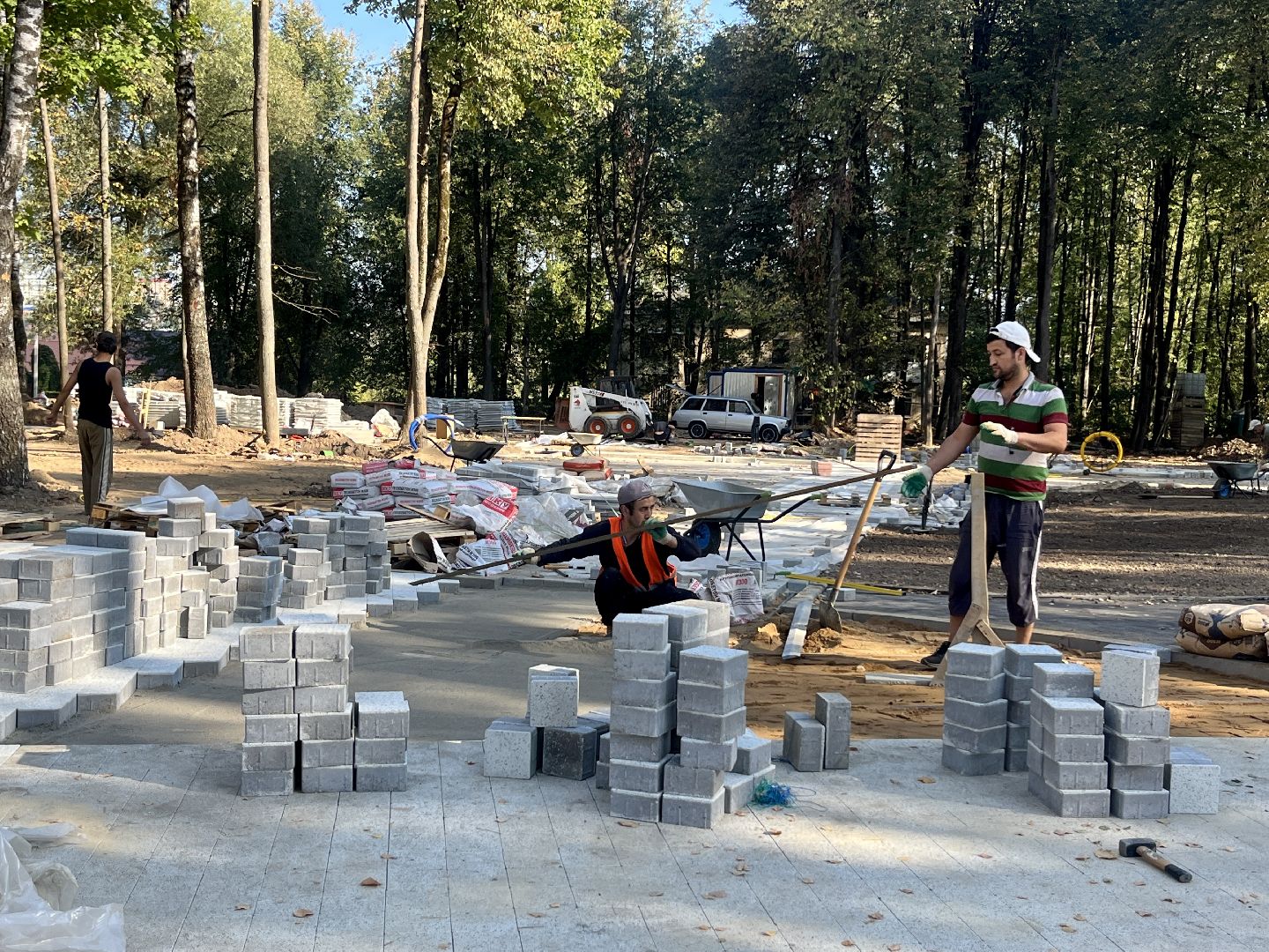 наро-фоминск, наро-фоминский городской округ, Бобруйский сквер, благоустройство 2024,