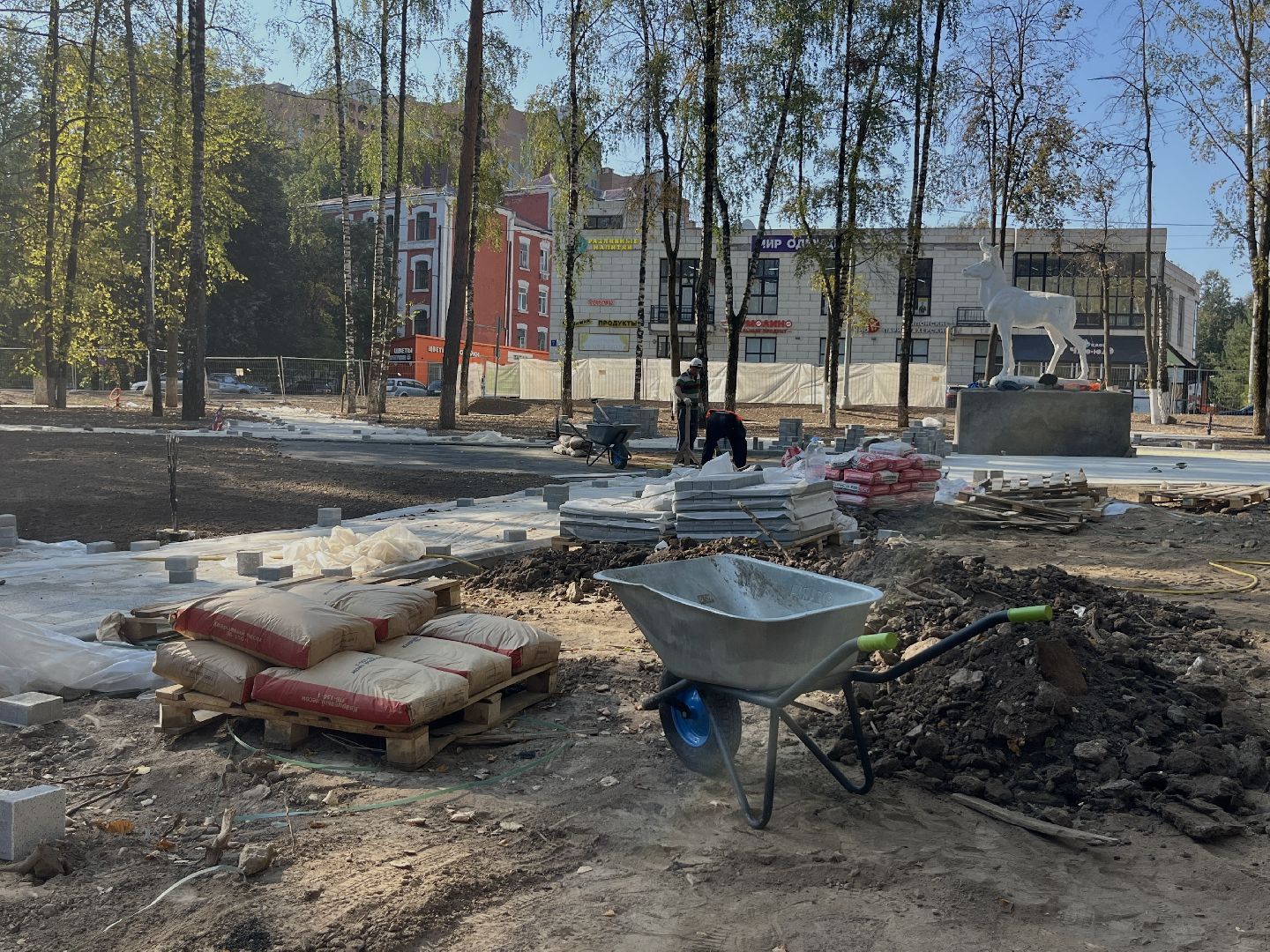 наро-фоминск, наро-фоминский городской округ, Бобруйский сквер, благоустройство 2024,