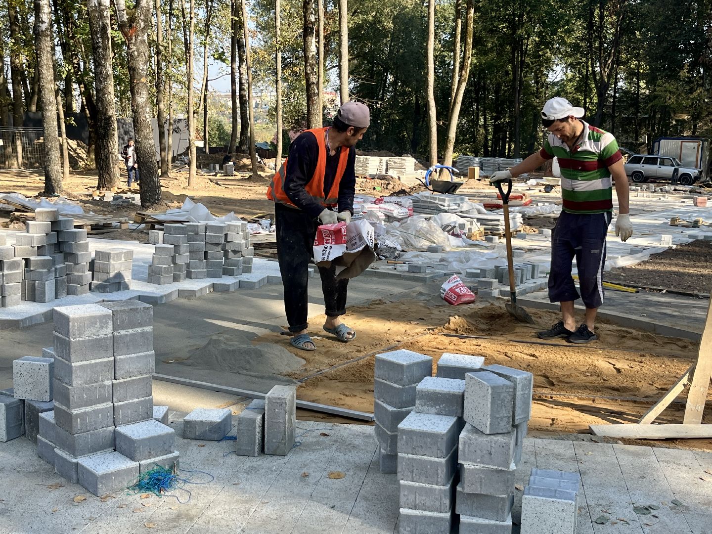 наро-фоминск, наро-фоминский городской округ, Бобруйский сквер, благоустройство 2024,