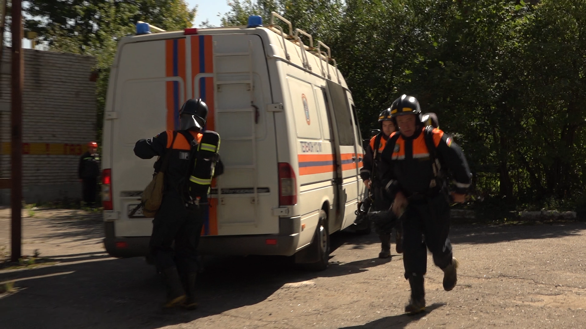 учения антитеррор, учения го и чс, Власиха котельная 3, тренировка ликвидация ЧС, Промспас,