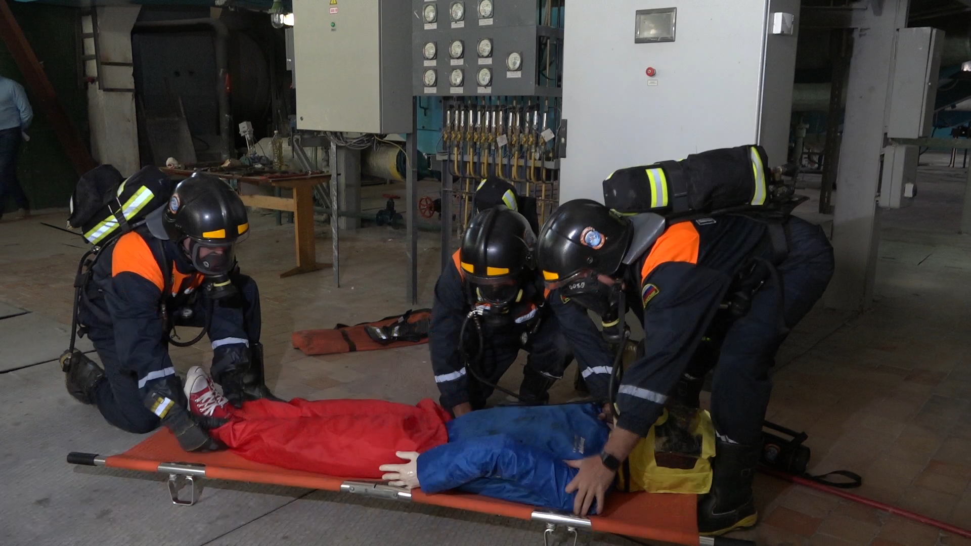 учения антитеррор, учения го и чс, Власиха котельная 3, тренировка ликвидация ЧС, Промспас,