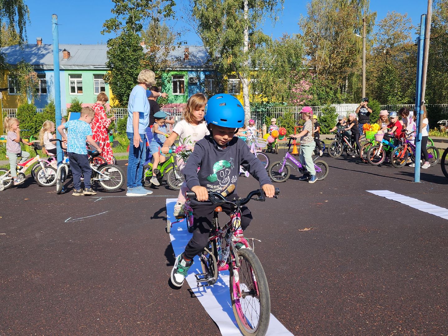 красноармейск, городской округ пушкинский, велопробег, дети,