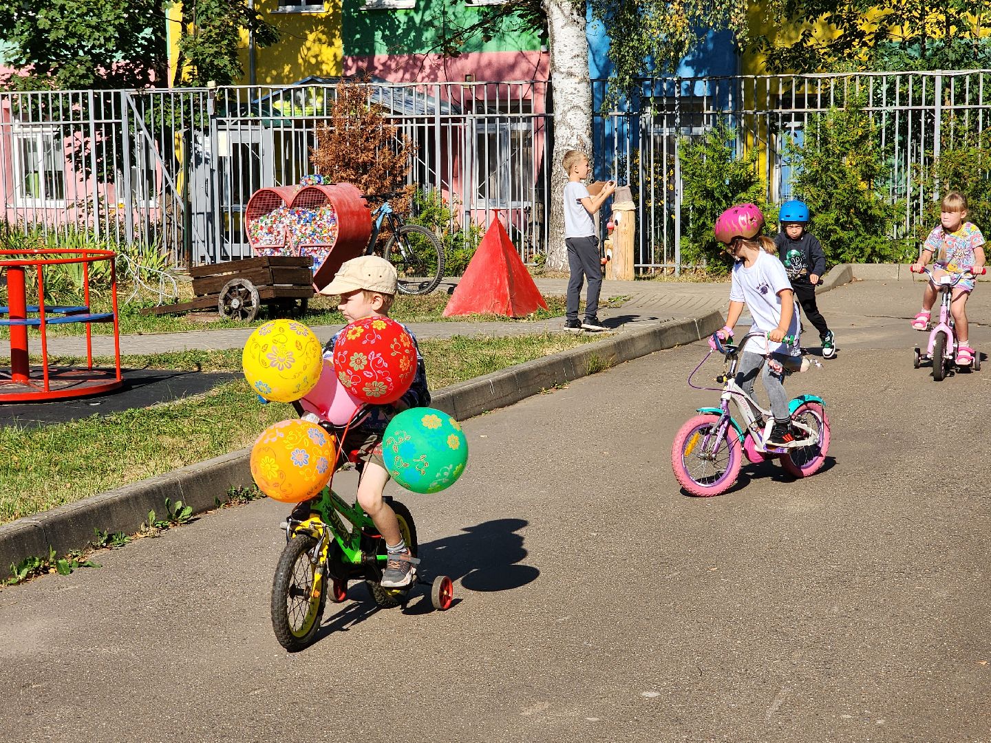 красноармейск, городской округ пушкинский, велопробег, дети,