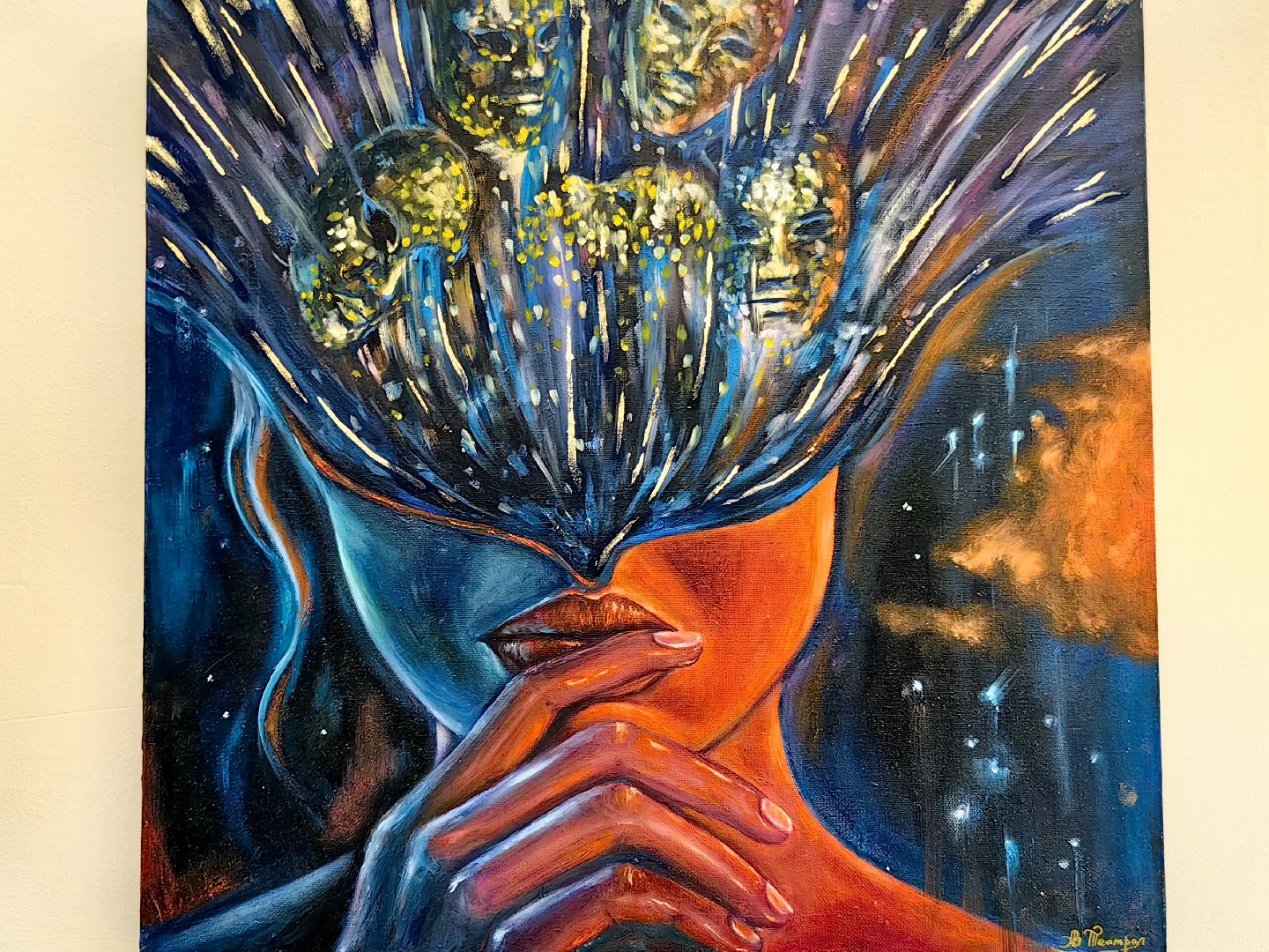 выставка картин, цдк, художница, творчество, сюрреализм, магия, свет, открытие,