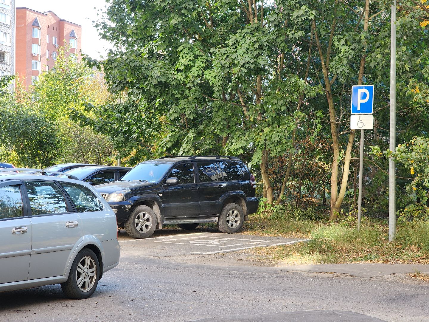 Черноголовка, Дороги, Дорожная разметка, Парковки,