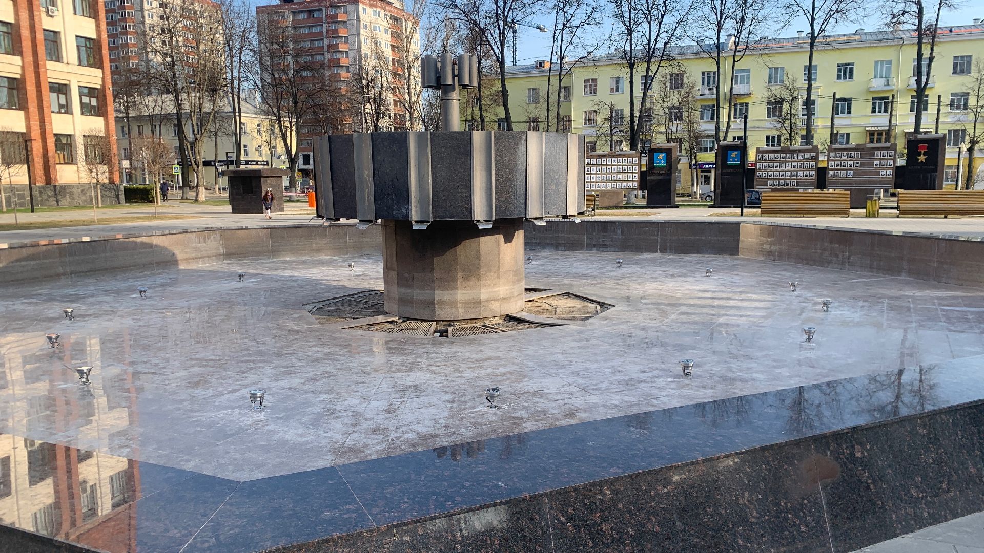 Ступино, перемены, фонтан, подсветка, благоустройство