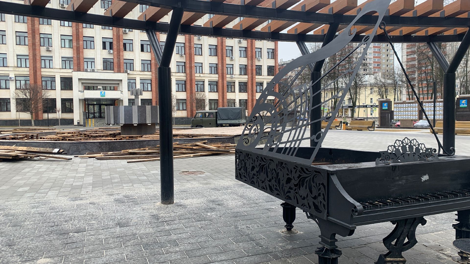 Ступино, перемены, фонтан, подсветка, благоустройство