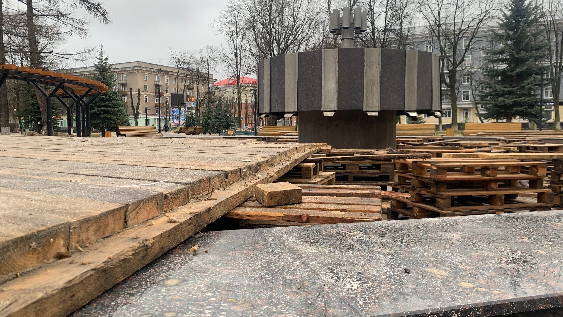 Ступино, перемены, фонтан, подсветка, благоустройство