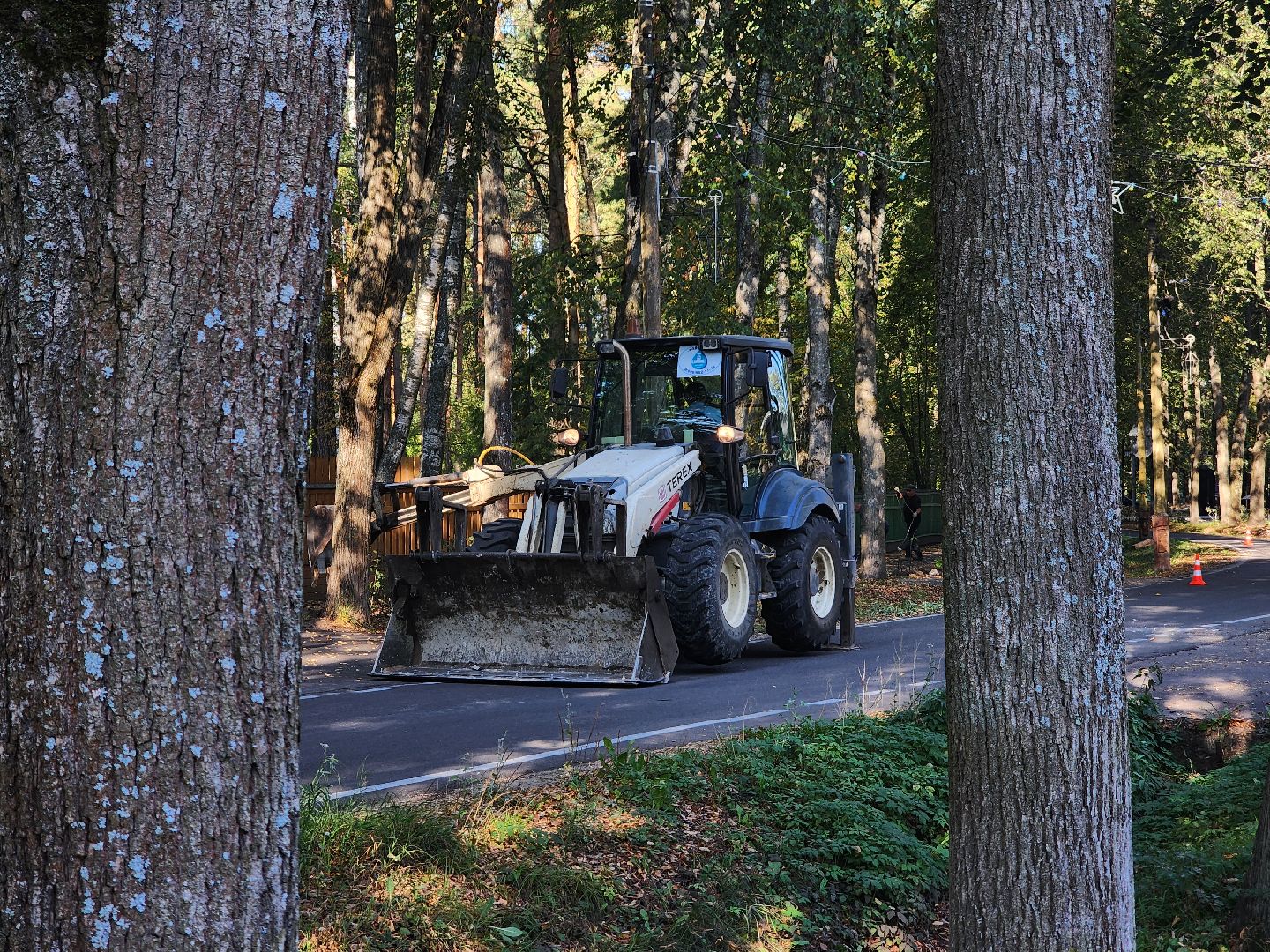 Дубна, Ремонт тротуара, Дорожные работы,