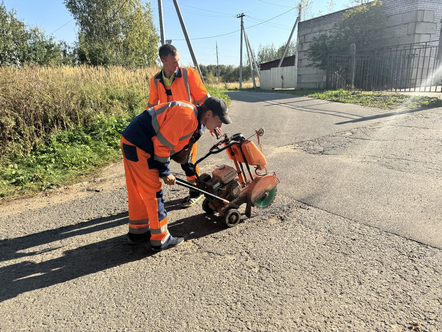 шаховская, ямочный ремонт, ямочный ремонт дорог, коммунальная служба,