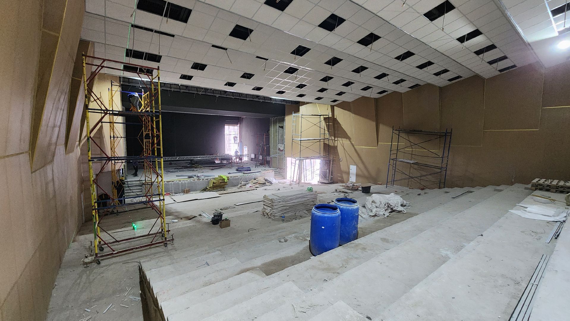 реконструкция, дк протон, протвино, ремонт, дом культуры,